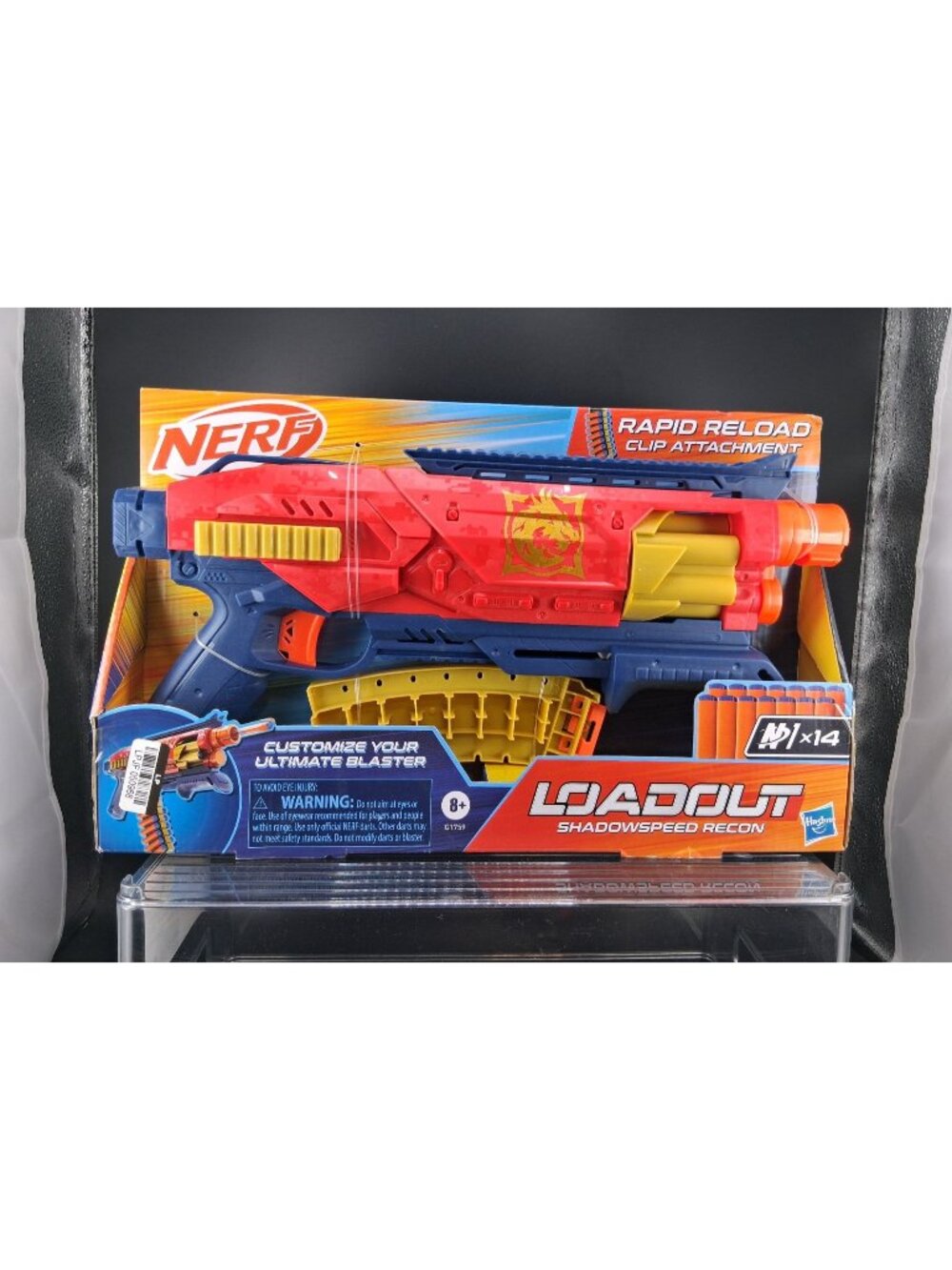 Nerf Loadout Shadowspeed Recon Dart Blaster With Rapid Reload